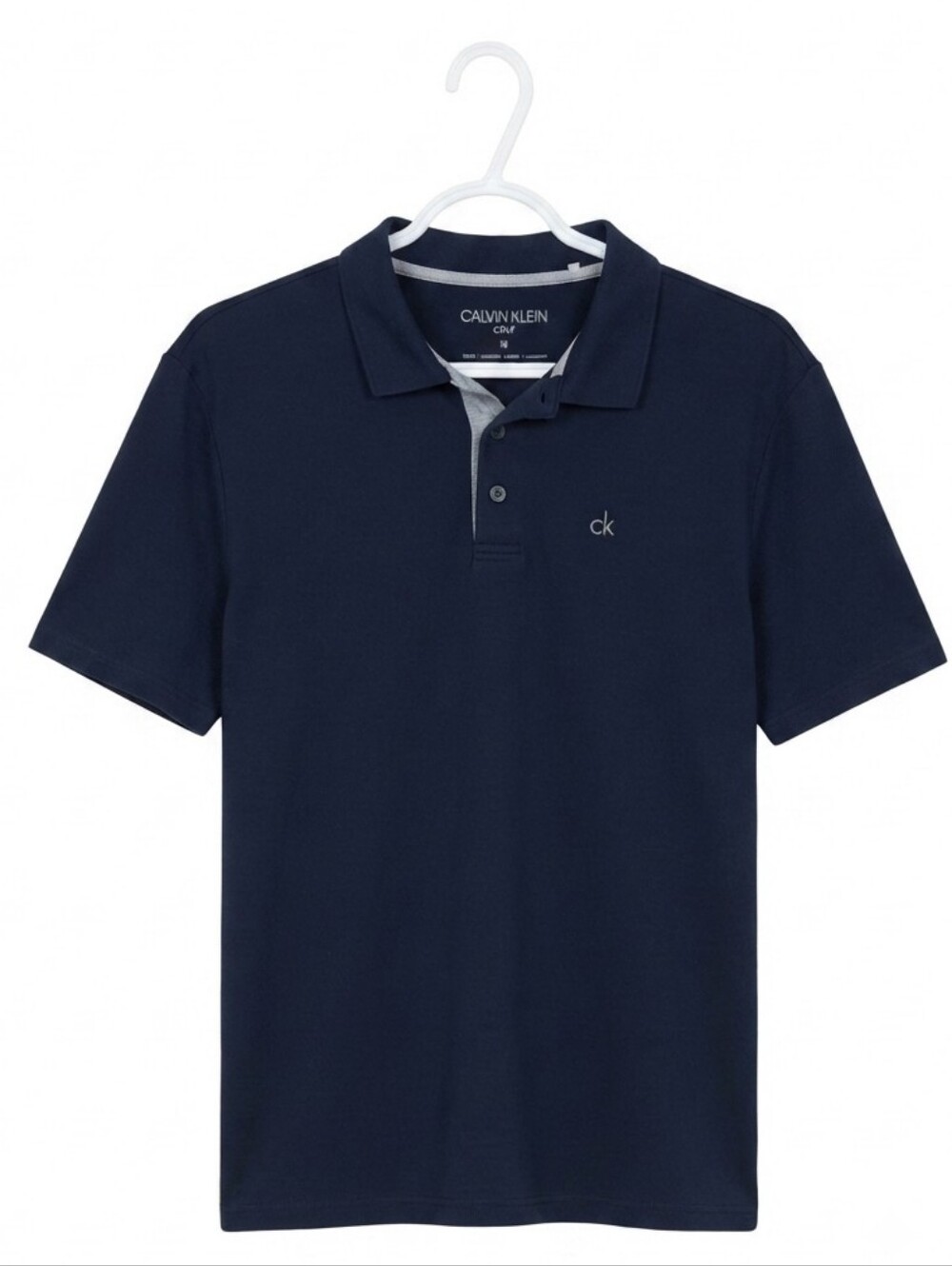 Calvin Klein Golf Men's Navy Blue Polo Shirt Size M Short Sleeve